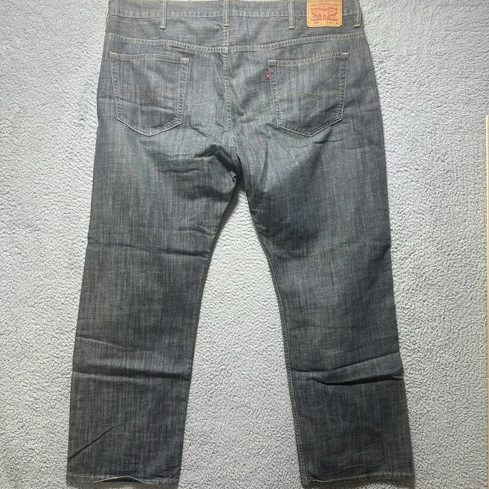 Mens Levis 569 Jeans 42x32 Baggy Loose Straight Denim‎ Pants Y2K Faded